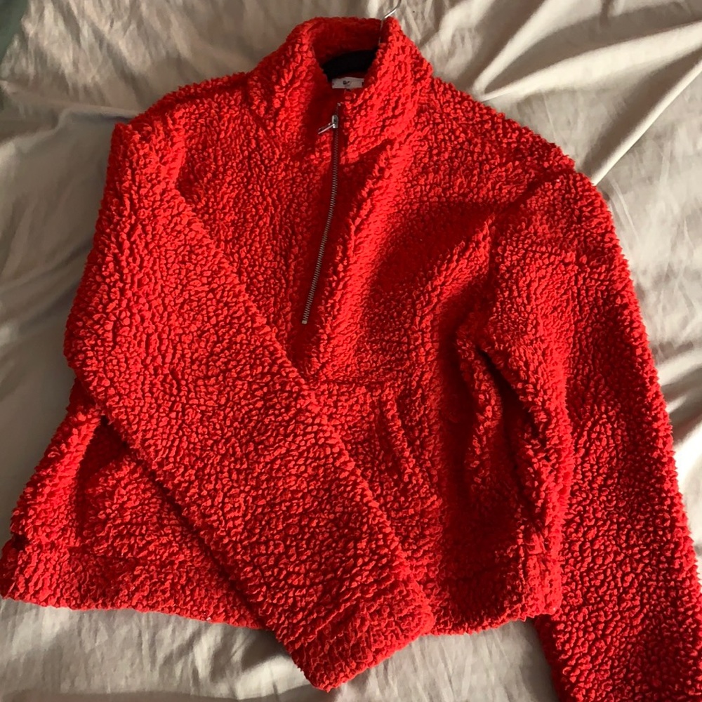 Cute cropped sherpa